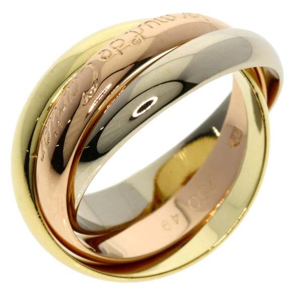CARTIER 18k Pink Trinity Ring #49 - Picture 2 of 8